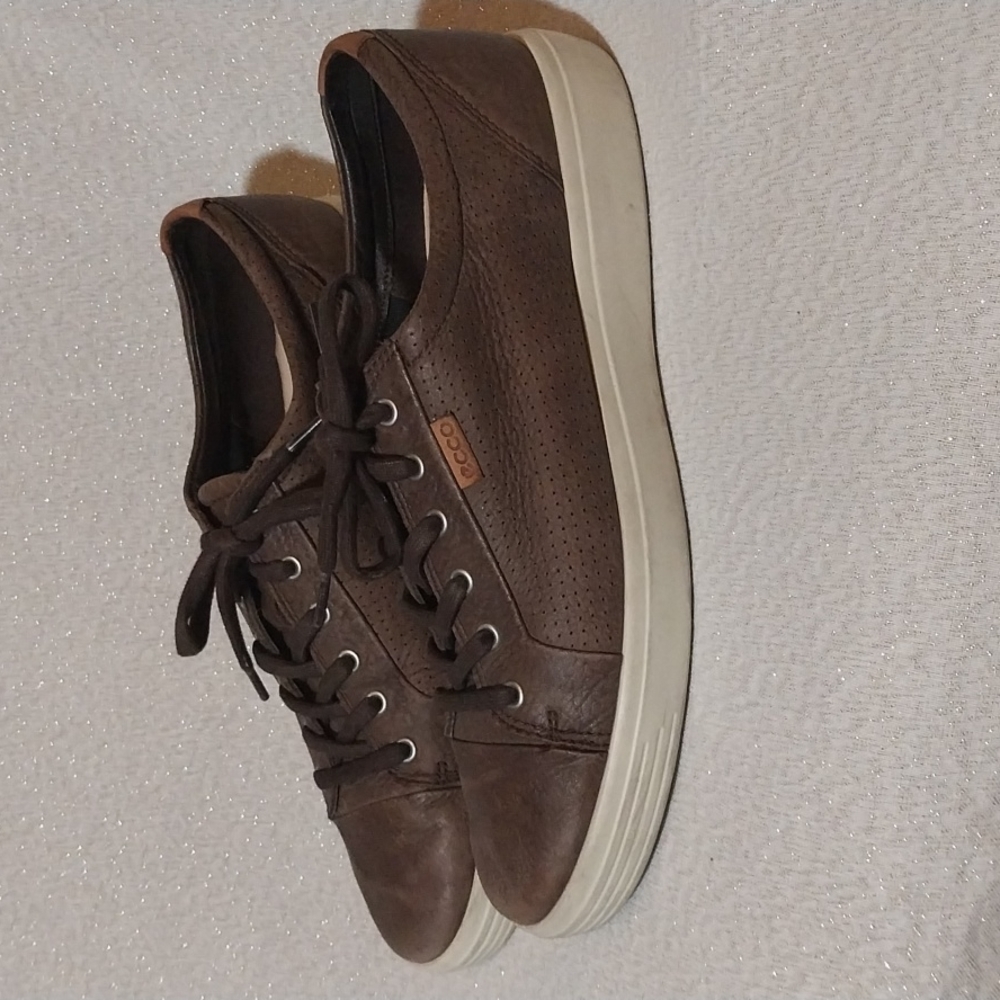 ECCO Brown Leather Sneakers Size 12, EU 46